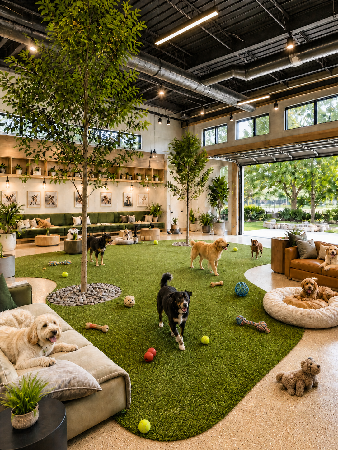 Boarding | Canine Lounge (Open-Concept)